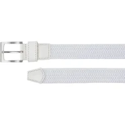 Braided Belte Hvit