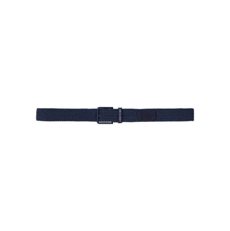 Braided Stretch Belt Dame Navy Onesize