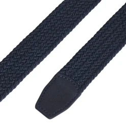 Braided Stretch Belte Navy