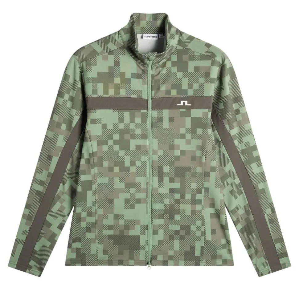 Bridger Tour Print Midlayer Herre Grønn