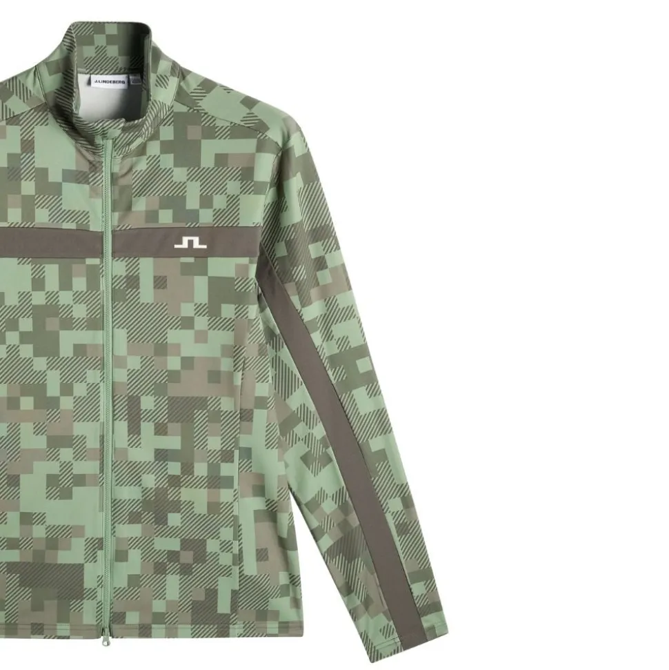 Bridger Tour Print Midlayer Herre Grønn