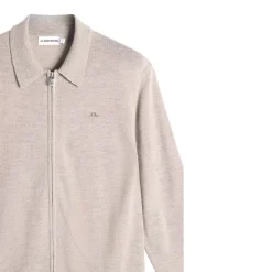 Caleb Merino Cardigan Herre Brindle Melange