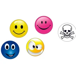 Cap-Clip Ballamarkør Smiley