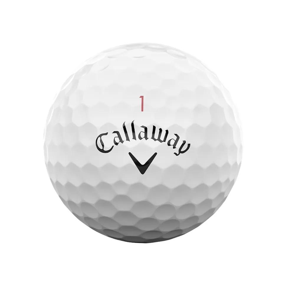 Chrome Tour Golfball Hvit