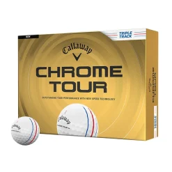 Chrome Tour Triple Track Golfball Hvit