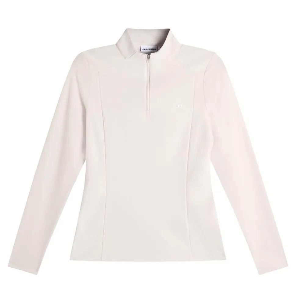 Cindy Quarter Zip Midlayer Dame Moonbeam