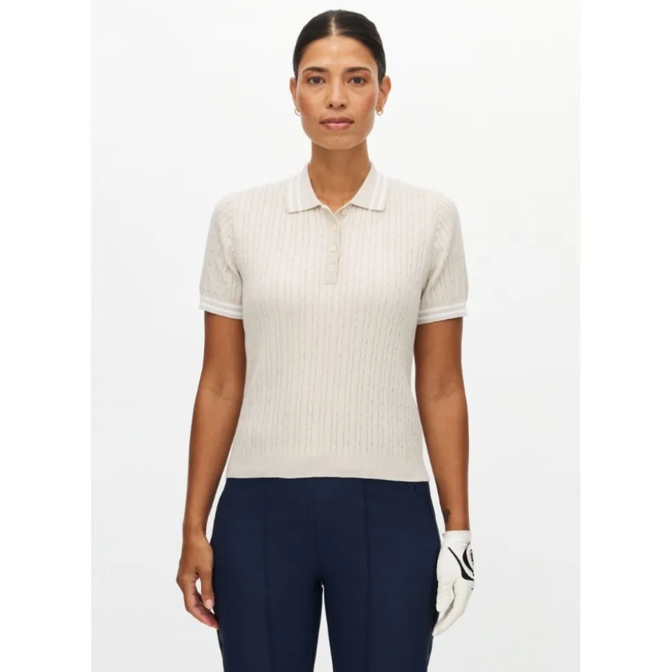 Classic Cable Pique Dame Oatmeal