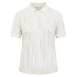 Classic Cable Pique Dame Oatmeal