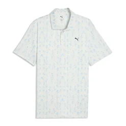 Cloudspun Argyle Bloom Pique Herre Hvit/Lyseblå