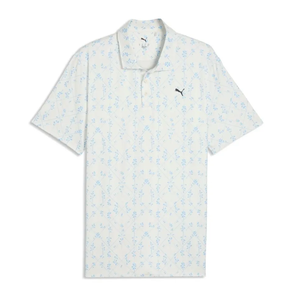Cloudspun Argyle Bloom Pique Herre Hvit/Lyseblå