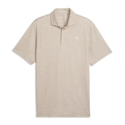 Cloudspun Mono Check Pique Herre Hvit/Beige