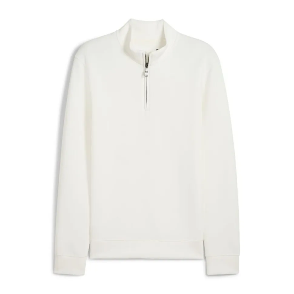 Cloudspun 1/4 Zip Fleece Herre Hvit