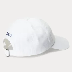 Cotton Chino Baseball Caps Hvit