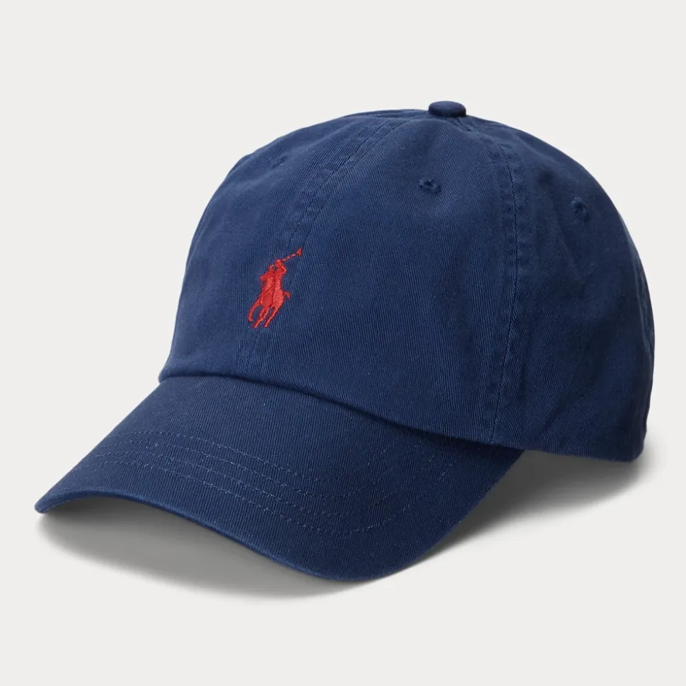 Cotton Chino Baseball Caps Navy