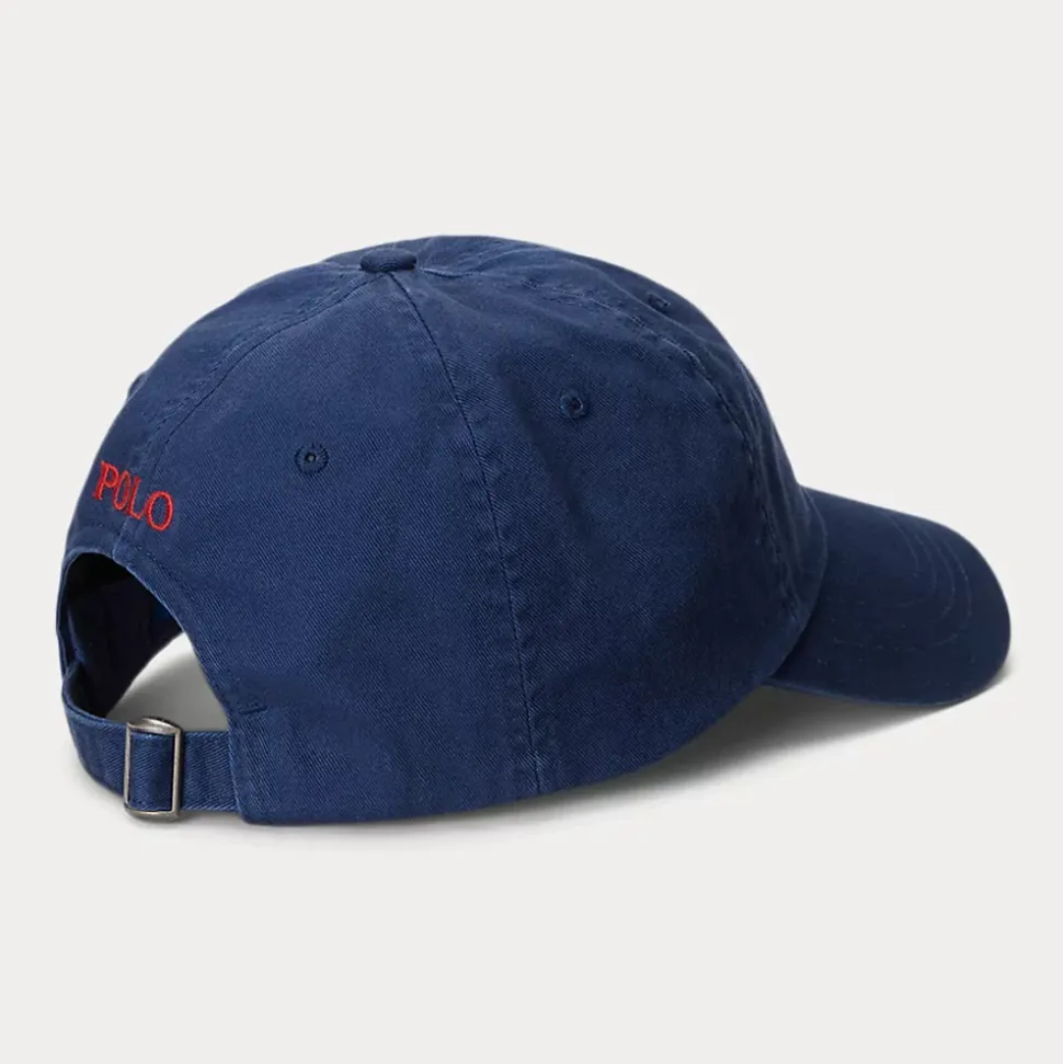 Cotton Chino Baseball Caps Navy