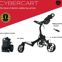 Cybercart EL-Tralle Svart/Gul