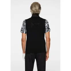 Dane Hybrid Strikket Zip Vest Herre Svart