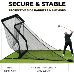 Deluxe Golf Driving Nett Wide