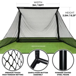 Deluxe Golf Driving Nett Wide
