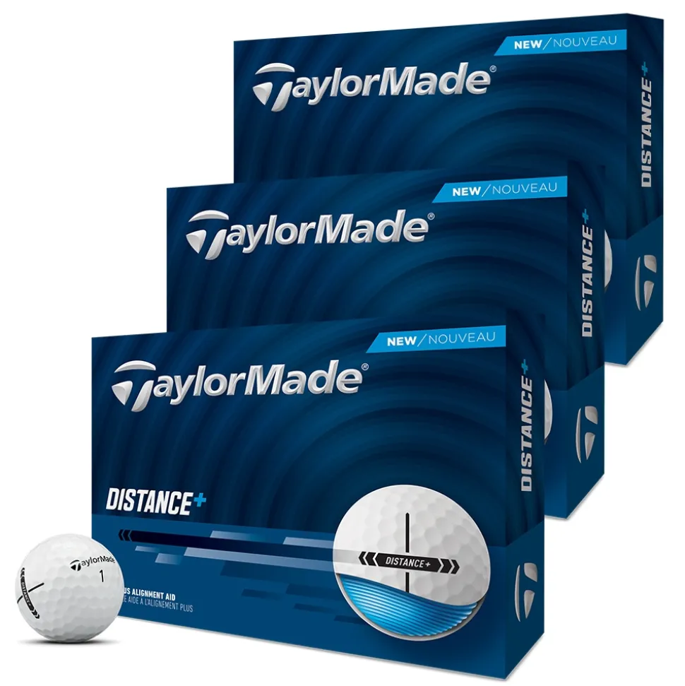 Distance+ Golfball Hvit 3 Dusin