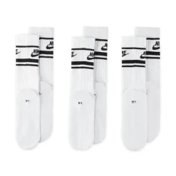 Dri-Fit Crew Sokker 3 Pack Hvit/Svart