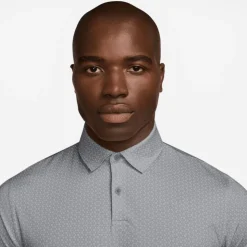 Dri-Fit Velocity Micro Print Pique Herre Grå