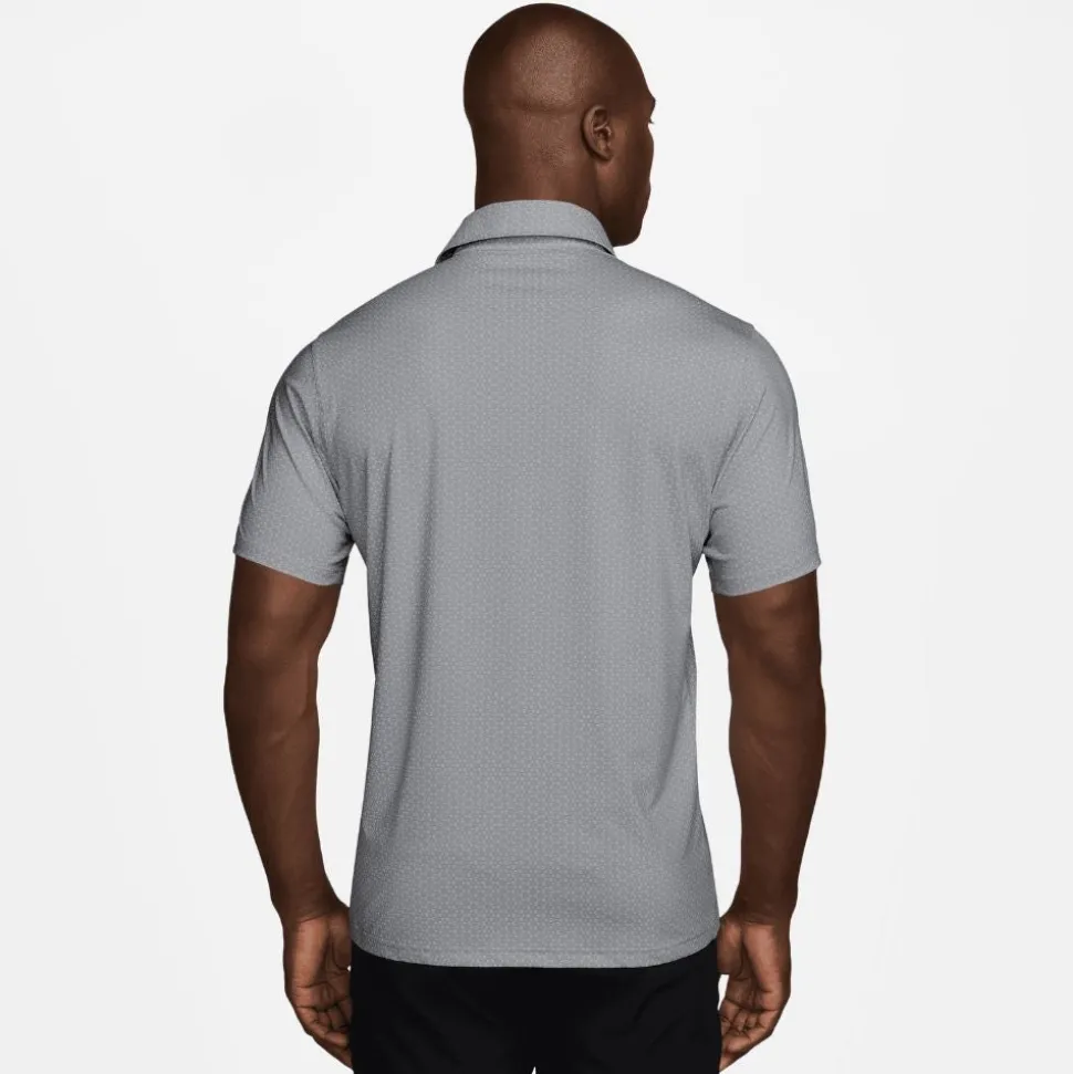 Dri-Fit Velocity Micro Print Pique Herre Grå