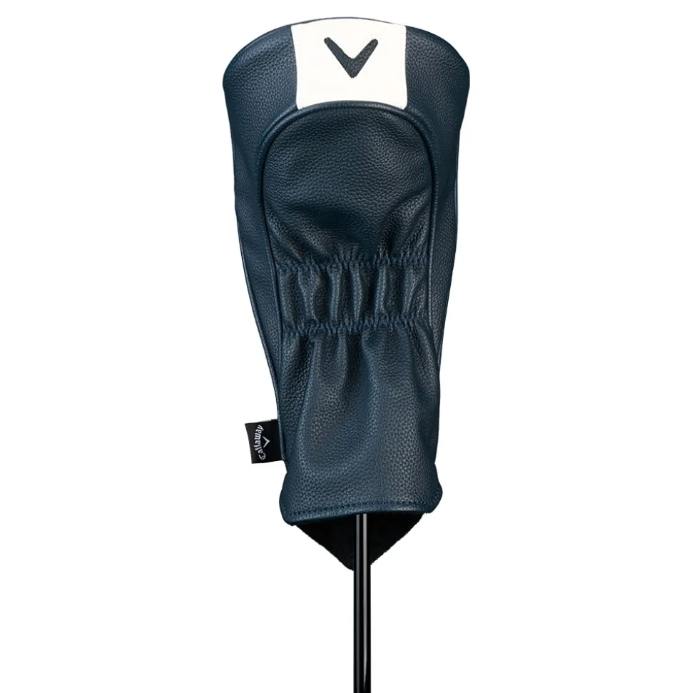 Driver Headcover Premium Navy / Hvit