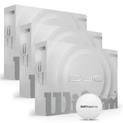Duo Soft Golfball Golfshopen.no Logo Hvit 3 Dusin