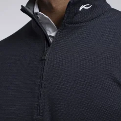 Essentials Half Zip Midlayer Herre Navy/Grå