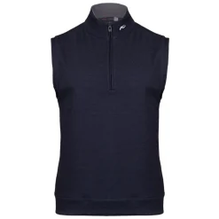 Essentials Half Zip Vest Herre Navy/Grå