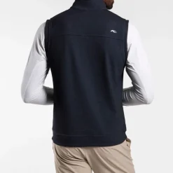 Essentials Half Zip Vest Herre Navy/Grå
