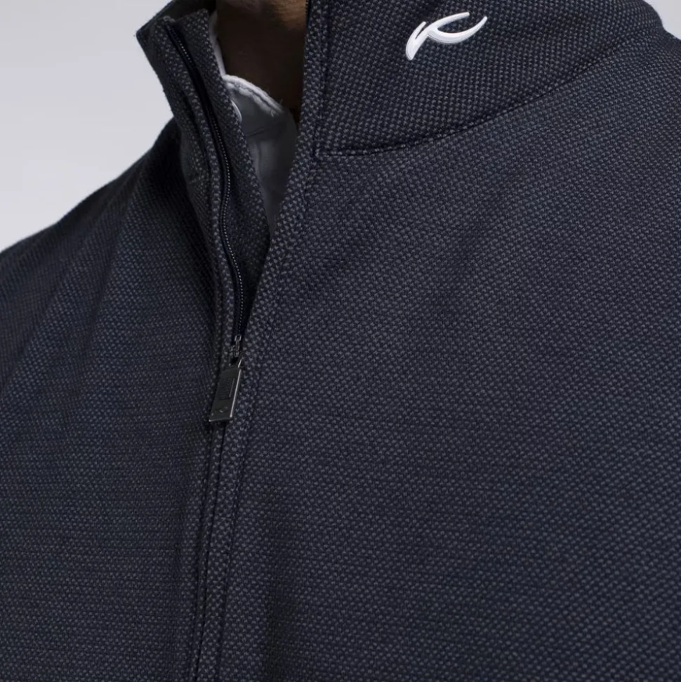 Essentials Half Zip Vest Herre Navy/Grå