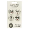 Funny Ole Game Markører 4-Pack m/ Visor Clip