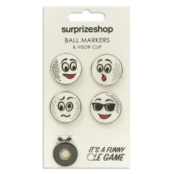 Funny Ole Game Markører 4-Pack m/ Visor Clip