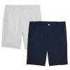 Golf Tech 2.0 Shorts Herre 2 Pack Grå/Navy