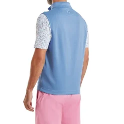 Half Zip Vest Herre Blå