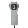 Headcover Leather Driver Heather