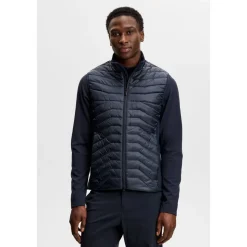 Heyden Quilt Hybrid Vest Herre Navy