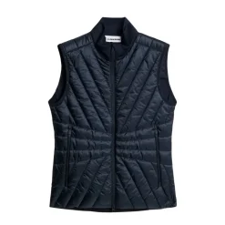 Holma Quilt Hybrid Vest Dame Navy
