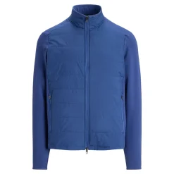 Hybrid Mockneck Jakke Herre Blå