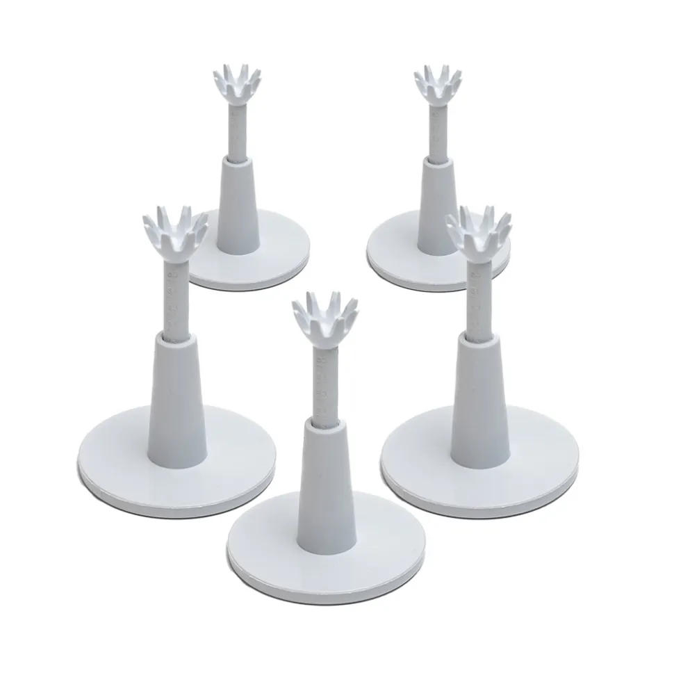 Justerbar Rangepegg Hvit 5 Pack