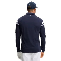 Kenny LS Stripe Pique Herre Navy