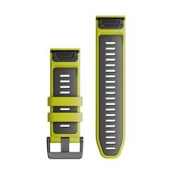 Klokkereim 26mm Electric Lime/Grafitt