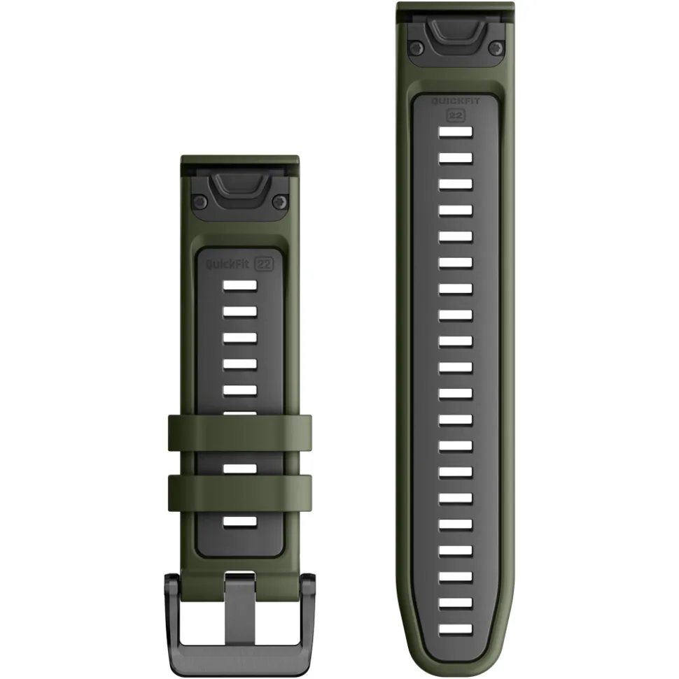 Klokkereim 22mm Mosegrønn