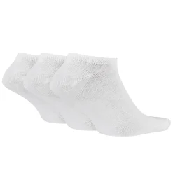 Lightweight No-Show Treningssokker 3 Pack Hvit