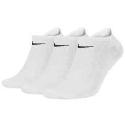 Lightweight No-Show Treningssokker 3 Pack Hvit