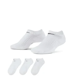 Lightweight No-Show Treningssokker 3 Pack Hvit
