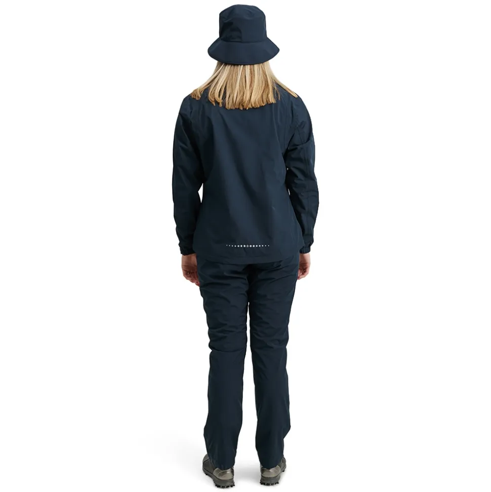 Links Stretch Regnjakke Dame Navy