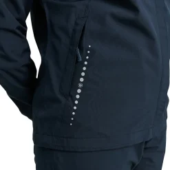 Links Stretch Regnjakke Dame Navy